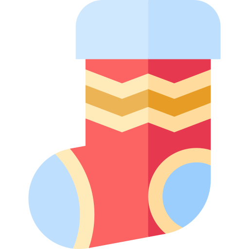 Рождественский носок Basic Straight Flat иконка