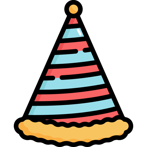 Party hat Generic Outline Color icon