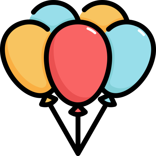 Balloon Generic Outline Color icon
