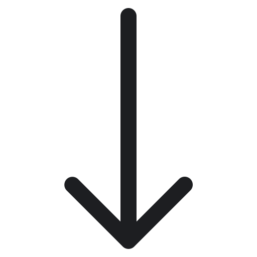 strzałka w dół Generic Outline Color ikona