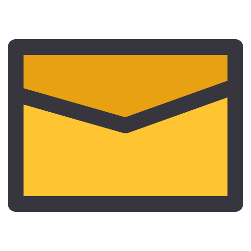 envelop Generic Outline Color icoon