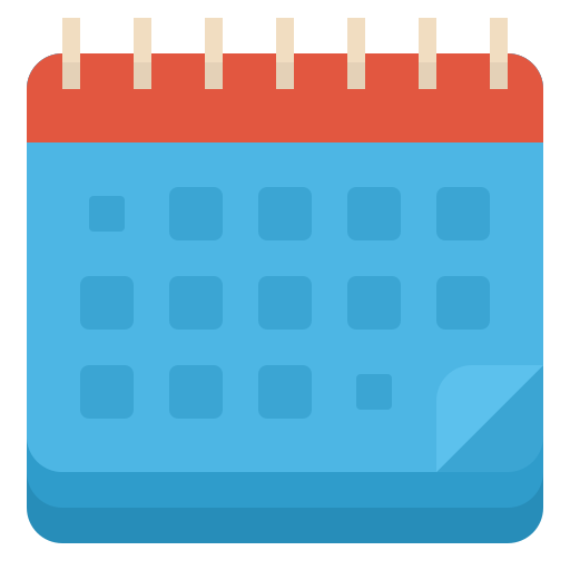 Calendar Aphiradee (monkik) Flat icon