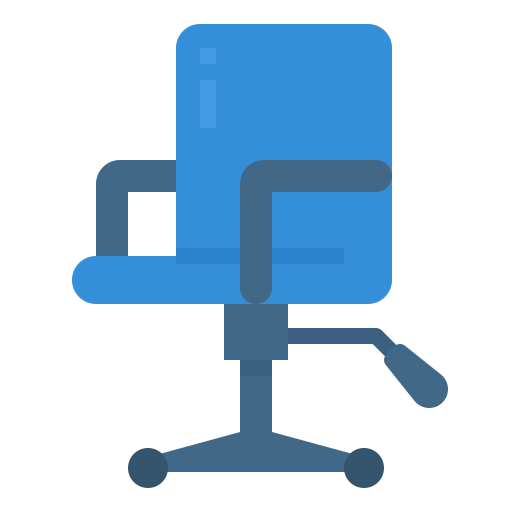 Office chair Aphiradee (monkik) Flat icon