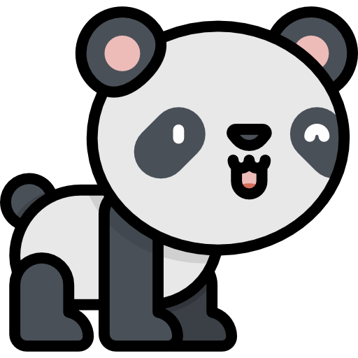 panda Special Lineal color Icône