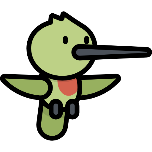 colibrí Special Lineal color icono