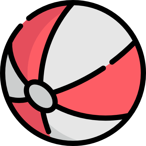Beach ball Special Lineal color icon