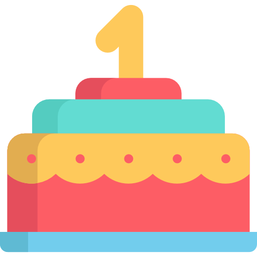 Birthday cake Special Flat icon
