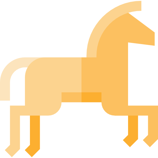 Horseriding Basic Straight Flat icon