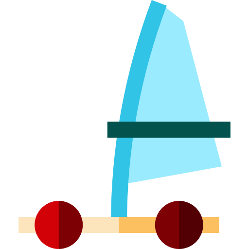 windsurf Basic Straight Flat Ícone
