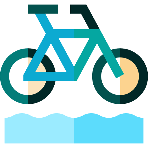 自転車 Basic Straight Flat icon