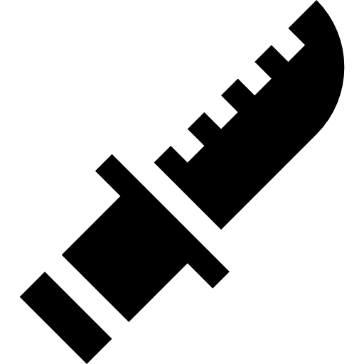 coltello Basic Straight Filled icona