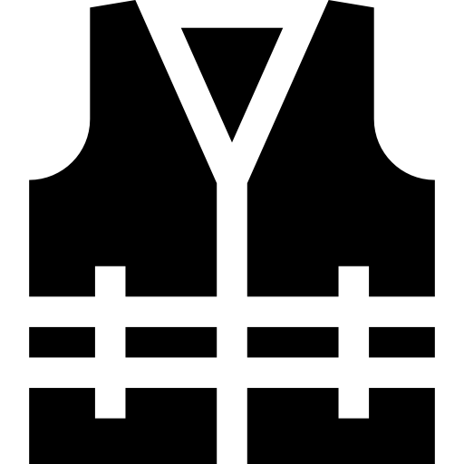 kamizelka ratunkowa Basic Straight Filled ikona