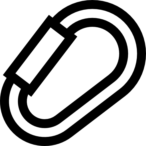 Carabiner Basic Straight Lineal icon