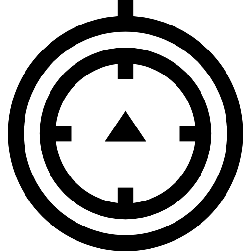 Compass Basic Straight Lineal icon