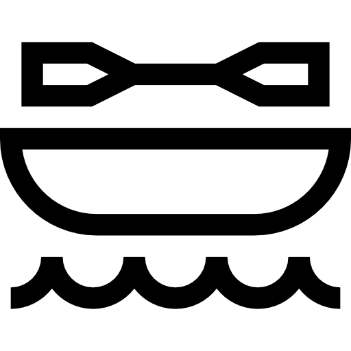 Kayak Basic Straight Lineal icon