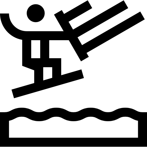 Water ski Basic Straight Lineal icon