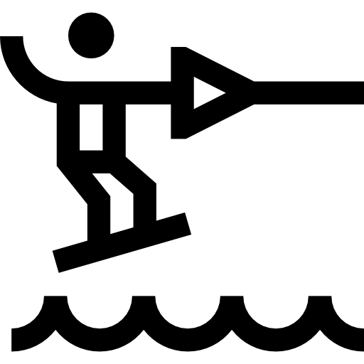 sci d'acqua Basic Straight Lineal icona