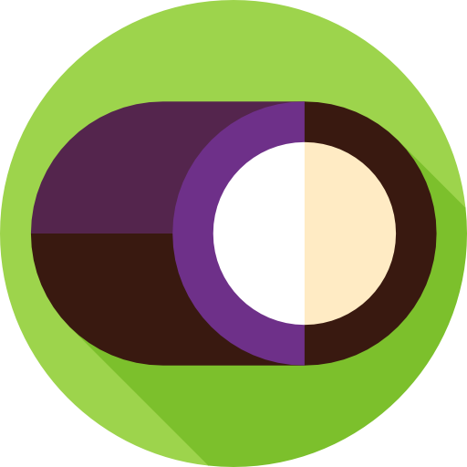 Liquorice Flat Circular Flat icon