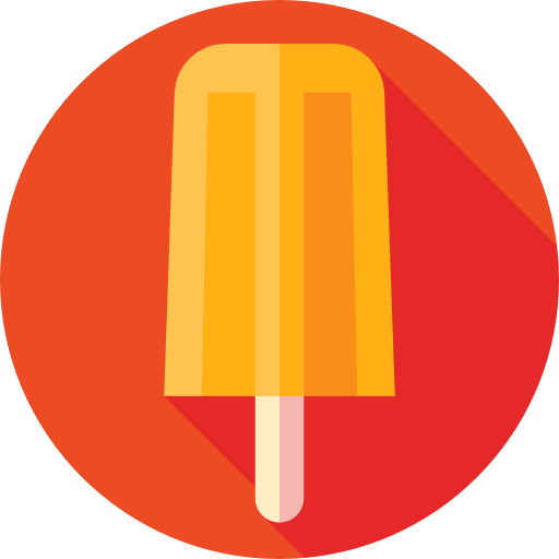 Popsicle Flat Circular Flat icon