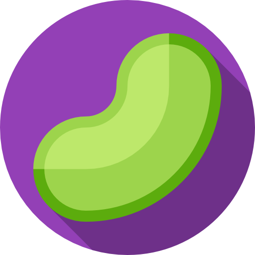 Jelly beans Flat Circular Flat icon