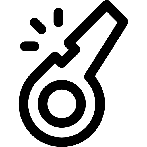 Whistle Basic Rounded Lineal icon