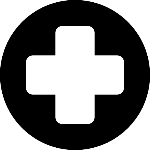 hospital Basic Rounded Filled icono