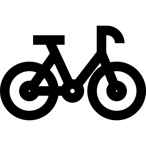bicicleta Basic Straight Lineal icono