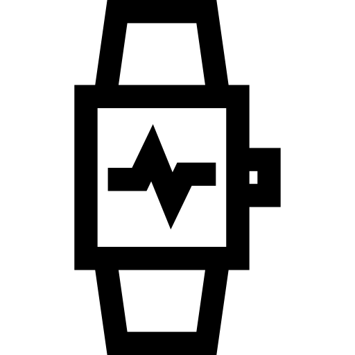 reloj inteligente Basic Straight Lineal icono