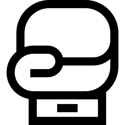 boks Basic Straight Lineal ikona