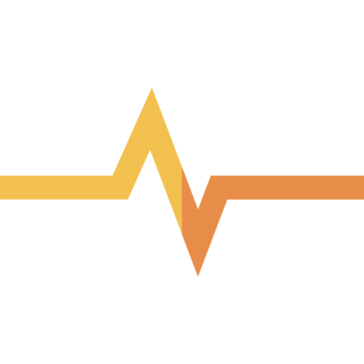 Heartbeat Basic Straight Flat icon