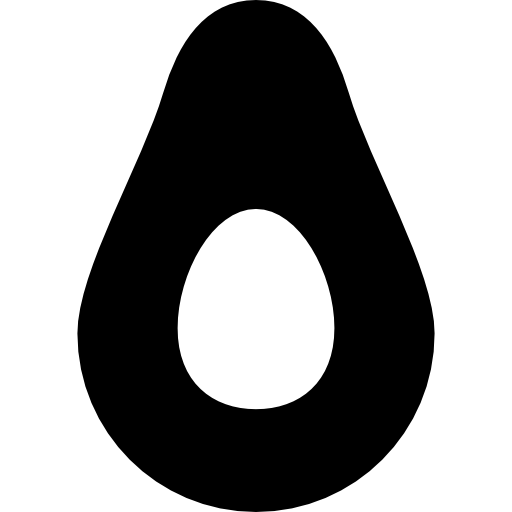 avocado Basic Straight Filled icon