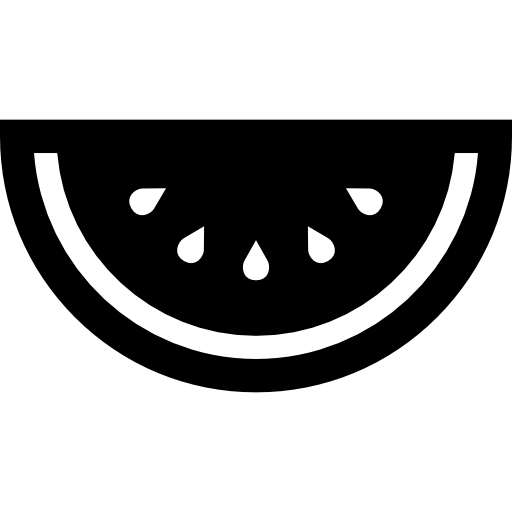 Watermelon Basic Straight Filled icon