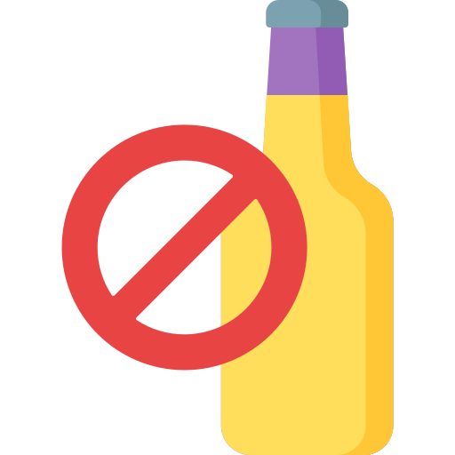 no alcohol Special Flat icono
