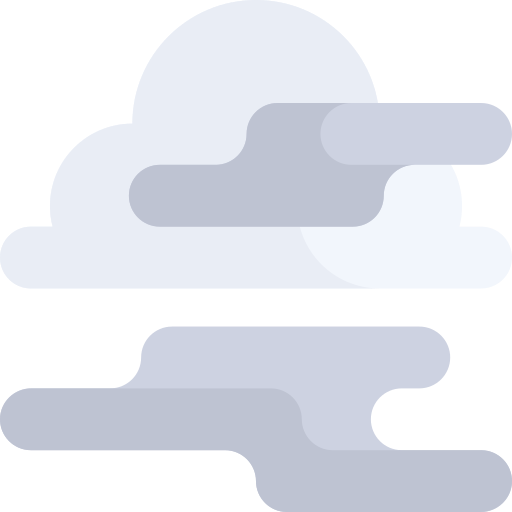 Fog Kawaii Flat icon