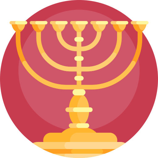 menorah Detailed Flat Circular Flat icon