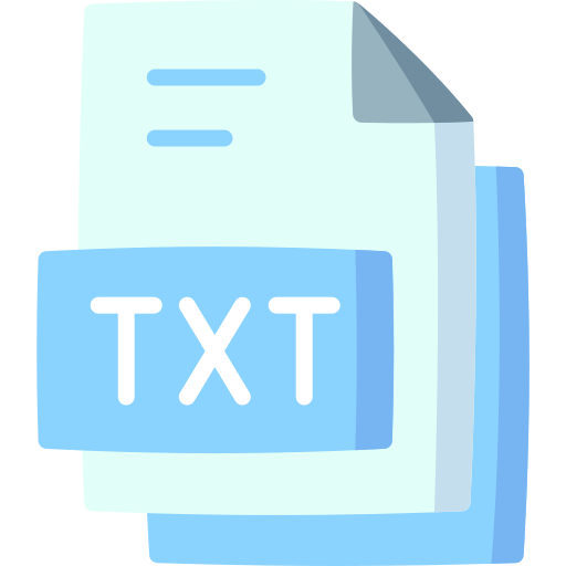 txt Special Flat icon
