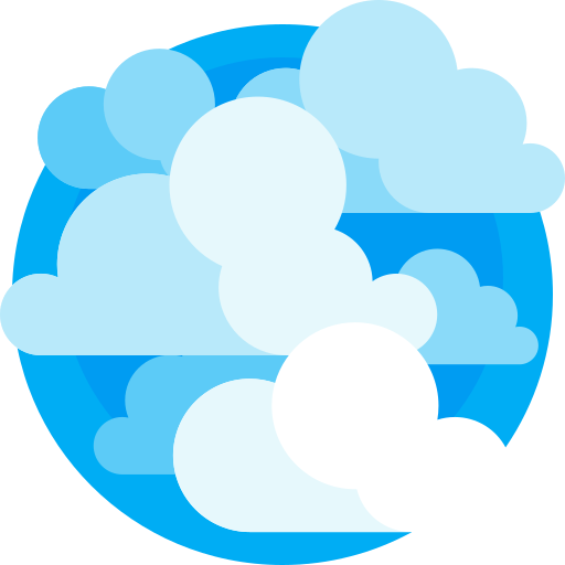 nuage Detailed Flat Circular Flat Icône