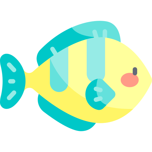 물고기 Kawaii Flat icon