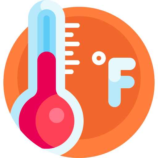 Fahrenheit Detailed Flat Circular Flat icon