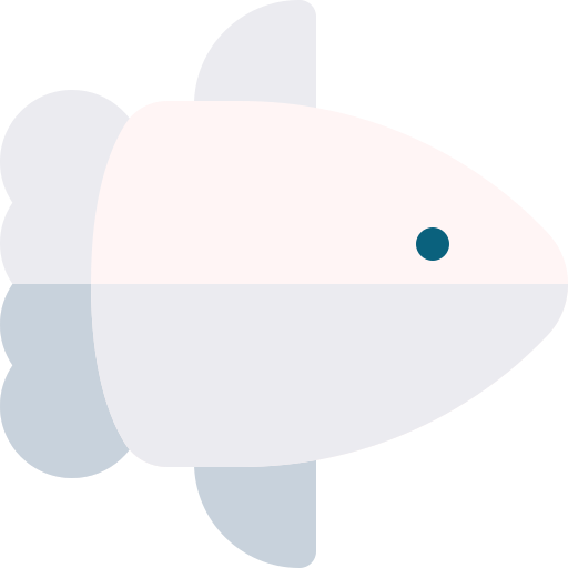 słoneczna ryba Basic Rounded Flat ikona