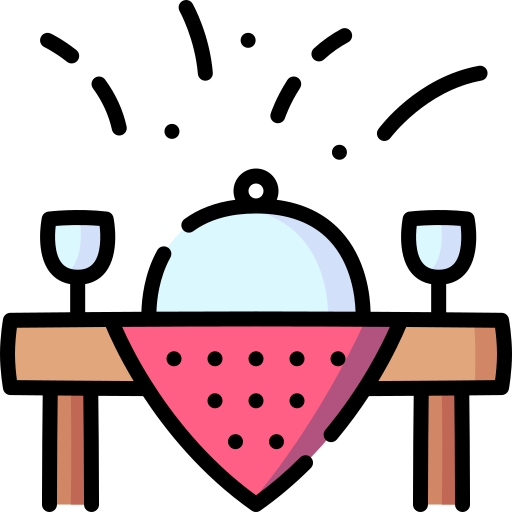 夕食のテーブル Special Lineal color icon