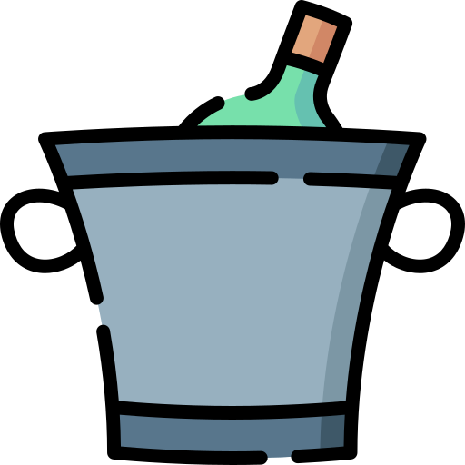 Ice bucket Special Lineal color icon