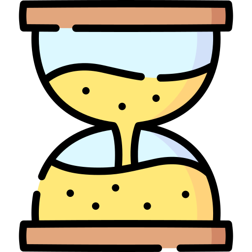 reloj de arena Special Lineal color icono
