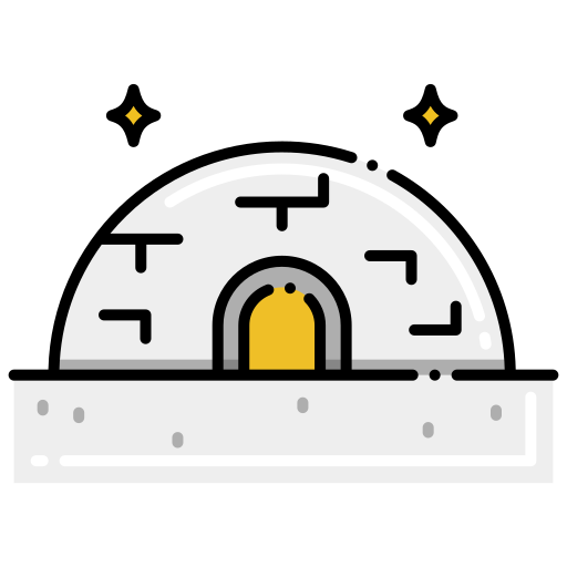 Igloo Flaticons Lineal Color icon