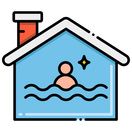 Pool Flaticons Lineal Color icon