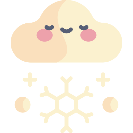 Snowy Kawaii Flat icon