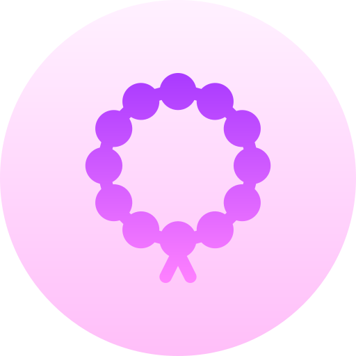 묵주 Basic Gradient Circular icon