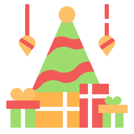 Christmas tree Linector Flat icon