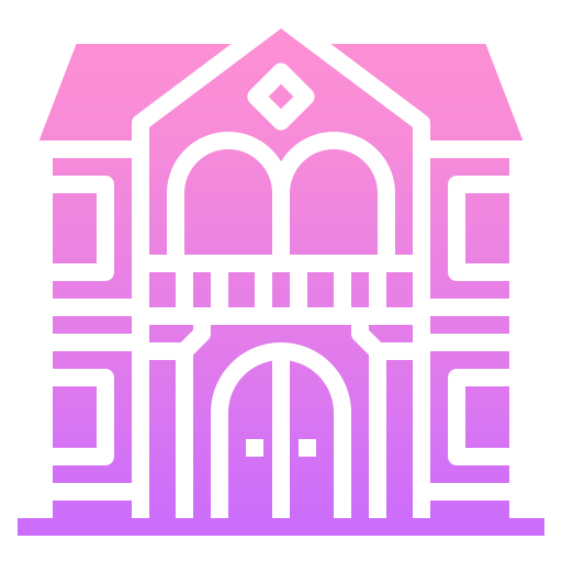 Mansion Generic Flat Gradient icon