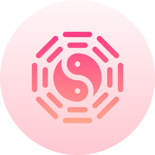 インヤン Basic Gradient Circular icon
